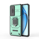 For OPPO Reno 12 Pro Sliding Camshield TPU + PC Shockproof Phone Case with Holder