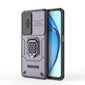 For OPPO A60 4G Sliding Camshield TPU + PC Shockproof Phone Case with Holder