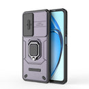 For OPPO Reno 12 Pro Sliding Camshield TPU + PC Shockproof Phone Case with Holder