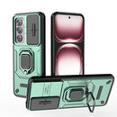 For OPPO Reno 12 Pro Sliding Camshield TPU + PC Shockproof Phone Case with Holder