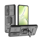 For OPPO Reno 12 Pro Sliding Camshield TPU + PC Shockproof Phone Case with Holder