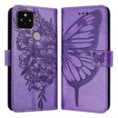 Embossed Butterfly Leather Phone Case, For Google Pixel 5 XL / Pixel 4a 5G, For Google Pixel 5