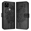 Embossed Butterfly Leather Phone Case, For Google Pixel 5 XL / Pixel 4a 5G, For Google Pixel 5