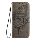 Embossed Butterfly Leather Phone Case, For Google Pixel 5 XL / Pixel 4a 5G, For Google Pixel 5