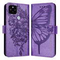 Embossed Butterfly Leather Phone Case, For Google Pixel 5 XL / Pixel 4a 5G, For Google Pixel 5