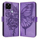 Embossed Butterfly Leather Phone Case, For Google Pixel 5 XL / Pixel 4a 5G, For Google Pixel 5