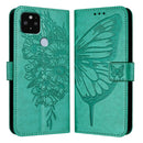 Embossed Butterfly Leather Phone Case, For Google Pixel 5 XL / Pixel 4a 5G, For Google Pixel 5