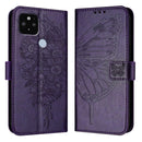 Embossed Butterfly Leather Phone Case, For Google Pixel 5 XL / Pixel 4a 5G, For Google Pixel 5