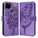 Embossed Butterfly Leather Phone Case, For Google Pixel 5a 5G, For Google Pixel 5 XL / Pixel 4a 5G, For Google Pixel 5