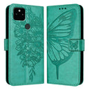 Embossed Butterfly Leather Phone Case, For Google Pixel 5a 5G, For Google Pixel 5 XL / Pixel 4a 5G, For Google Pixel 5