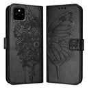 Embossed Butterfly Leather Phone Case, For Google Pixel 5a 5G, For Google Pixel 5 XL / Pixel 4a 5G, For Google Pixel 5
