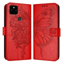Embossed Butterfly Leather Phone Case, For Google Pixel 5a 5G, For Google Pixel 5 XL / Pixel 4a 5G, For Google Pixel 5