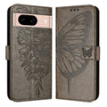 Embossed Butterfly Leather Phone Case, For Google Pixel 8a, For Google Pixel 8 Pro, For Google Pixel 8