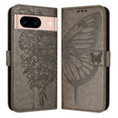 Embossed Butterfly Leather Phone Case, For Google Pixel 8a, For Google Pixel 8 Pro, For Google Pixel 8