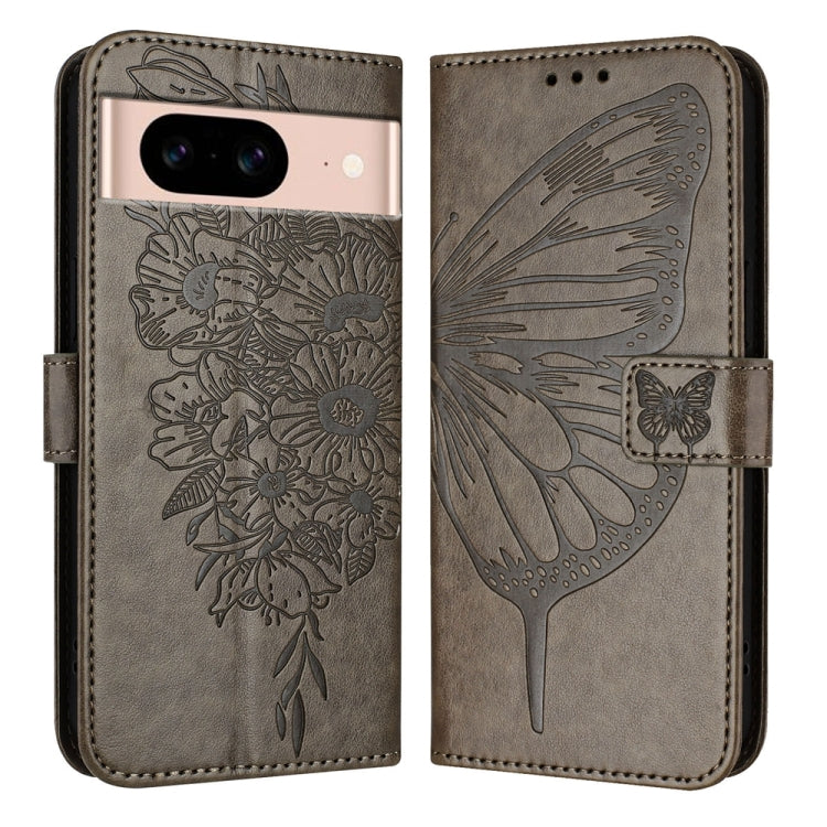 Embossed Butterfly Leather Phone Case, For Google Pixel 8a, For Google Pixel 8 Pro, For Google Pixel 8