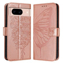 Embossed Butterfly Leather Phone Case, For Google Pixel 8a, For Google Pixel 8 Pro, For Google Pixel 8