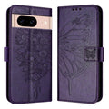 Embossed Butterfly Leather Phone Case, For Google Pixel 8a, For Google Pixel 8 Pro, For Google Pixel 8
