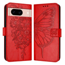 Embossed Butterfly Leather Phone Case, For Google Pixel 8a, For Google Pixel 8 Pro, For Google Pixel 8
