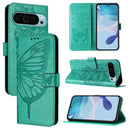 Embossed Butterfly Leather Phone Case, For Google Pixel 9 Pro XL, For Google Pixel 9 Pro, For Google Pixel 9