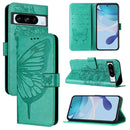 Embossed Butterfly Leather Phone Case, For Google Pixel 8a, For Google Pixel 8 Pro, For Google Pixel 8