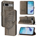 Embossed Butterfly Leather Phone Case, For Google Pixel 7a, For Google Pixel 7 Pro, For Google Pixel 7