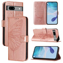 Embossed Butterfly Leather Phone Case, For Google Pixel 7a, For Google Pixel 7 Pro, For Google Pixel 7