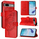 Embossed Butterfly Leather Phone Case, For Google Pixel 7a, For Google Pixel 7 Pro, For Google Pixel 7