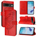 Embossed Butterfly Leather Phone Case, For Google Pixel 7a, For Google Pixel 7 Pro, For Google Pixel 7