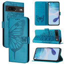 Embossed Butterfly Leather Phone Case, For Google Pixel 7a, For Google Pixel 7 Pro, For Google Pixel 7