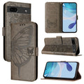 Embossed Butterfly Leather Phone Case, For Google Pixel 6a, For Google Pixel 6 Pro, For Google Pixel 6