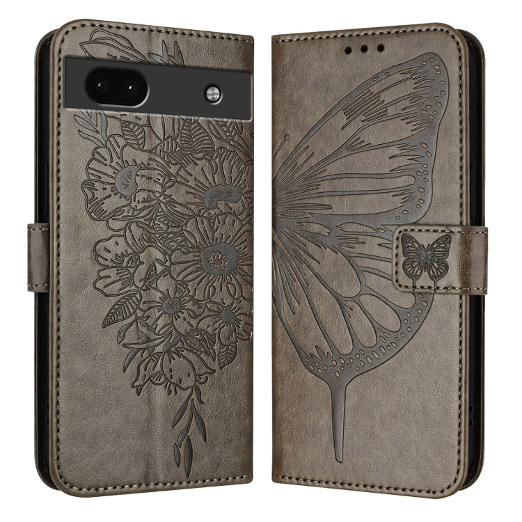 Embossed Butterfly Leather Phone Case, For Google Pixel 6a, For Google Pixel 6 Pro, For Google Pixel 6