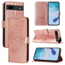 Embossed Butterfly Leather Phone Case, For Google Pixel 6a, For Google Pixel 6 Pro, For Google Pixel 6
