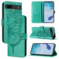 Embossed Butterfly Leather Phone Case, For Google Pixel 6a, For Google Pixel 6 Pro, For Google Pixel 6
