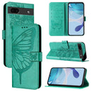 Embossed Butterfly Leather Phone Case, For Google Pixel 6a, For Google Pixel 6 Pro, For Google Pixel 6