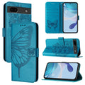 Embossed Butterfly Leather Phone Case, For Google Pixel 6a, For Google Pixel 6 Pro, For Google Pixel 6