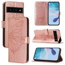 Embossed Butterfly Leather Phone Case, For Google Pixel 6a, For Google Pixel 6 Pro, For Google Pixel 6