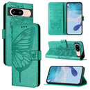 Embossed Butterfly Leather Phone Case, For Google Pixel 8a, For Google Pixel 8 Pro, For Google Pixel 8
