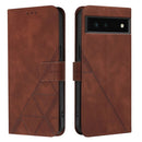 Crossbody 3D Embossed Flip Leather Phone Case, For Google Pixel 6