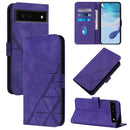 Crossbody 3D Embossed Flip Leather Phone Case, For Google Pixel 6