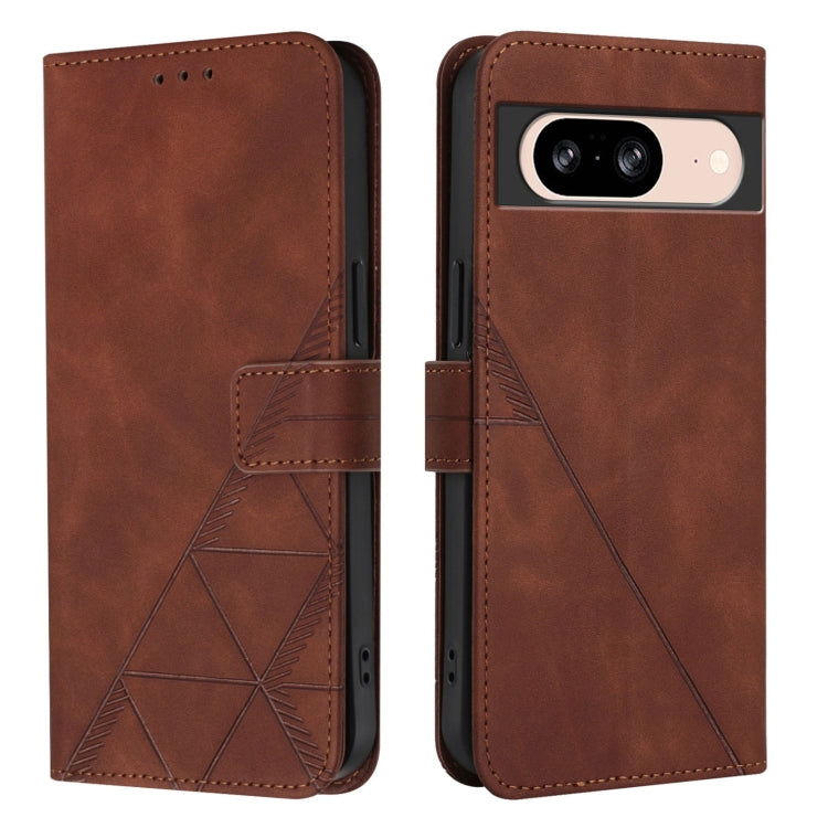 Crossbody 3D Embossed Flip Leather Phone Case, For Google Pixel 8, For Google Pixel 7a, For Google Pixel 7 Pro, For Google Pixel 7