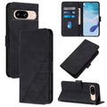 Crossbody 3D Embossed Flip Leather Phone Case, For Google Pixel 8, For Google Pixel 7a, For Google Pixel 7 Pro, For Google Pixel 7