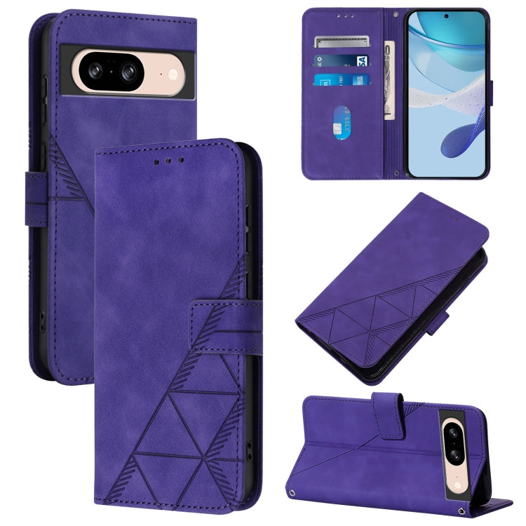 Crossbody 3D Embossed Flip Leather Phone Case, For Google Pixel 8, For Google Pixel 7a, For Google Pixel 7 Pro, For Google Pixel 7