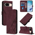 Crossbody 3D Embossed Flip Leather Phone Case, For Google Pixel 8, For Google Pixel 7a, For Google Pixel 7 Pro, For Google Pixel 7
