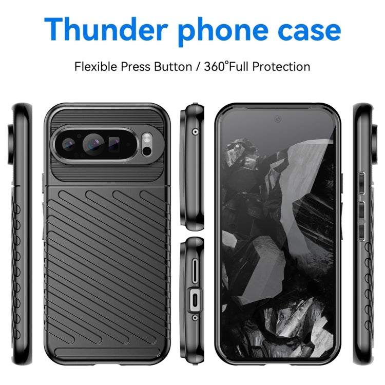 For Google Pixel 9 Pro 5G Thunderbolt Shockproof TPU Phone Case