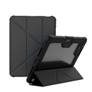 For iPad Pro 13 2024 NILLKIN Multi-angle Folding Style Tablet Leather Case