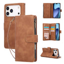 Multifunctional Multi-Card Wallet Phone Leather Case For iPhone Air