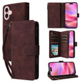 Multifunctional Multi-Card Wallet Phone Leather Case For iPhone 18 / 17