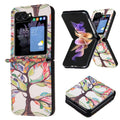 Samsung Galaxy Z Flip 5 Pattern PU + PC Shockproof Phone Case