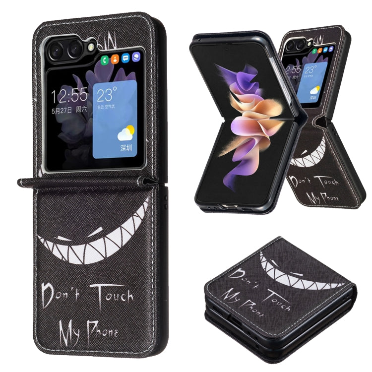 Samsung Galaxy Z Flip 6 Pattern PU + PC Shockproof Phone Case