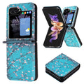 Samsung Galaxy Z Flip 6 Pattern PU + PC Shockproof Phone Case